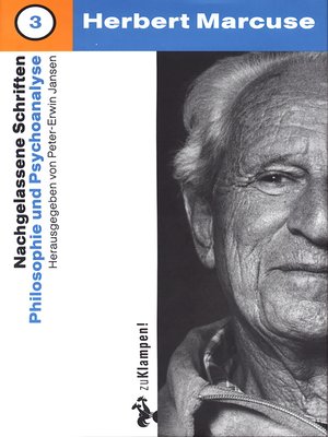 cover image of Nachgelassene Schriften / Philosophie und Psychoanalyse